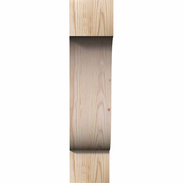 Newport Smooth Corbel, Douglas Fir, 5 1/2W X 12D X 24H